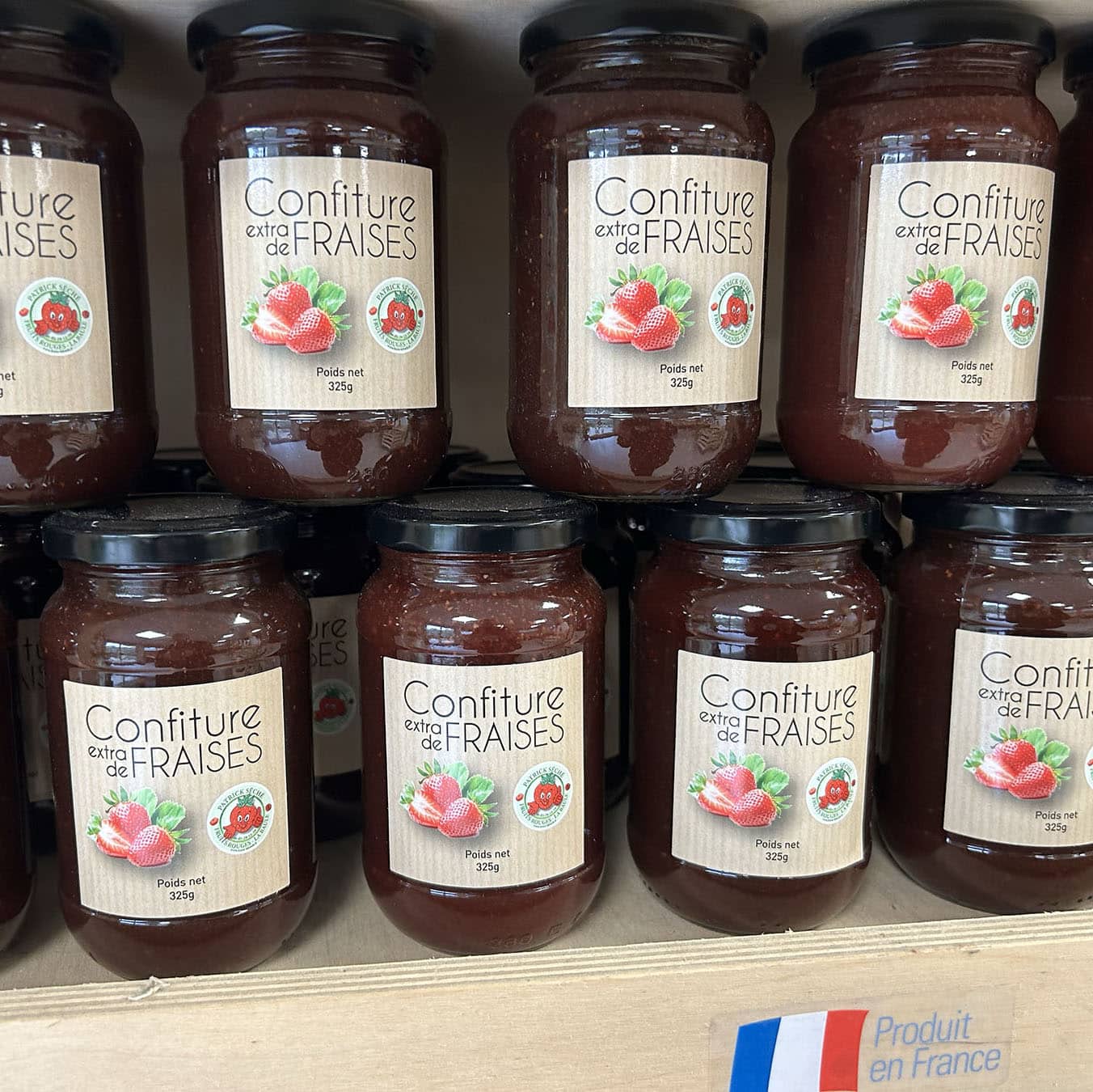 confiture fraise patrick seche